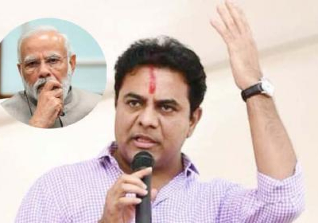 తెలంగాణపై మీకెందుకు అంత అక్కసు - మోదీని ప్రశ్నించిన కేటీఆర్
