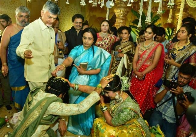 వైభవంగా నందమూరి సుహాసిని కుమారుడి వివాహం