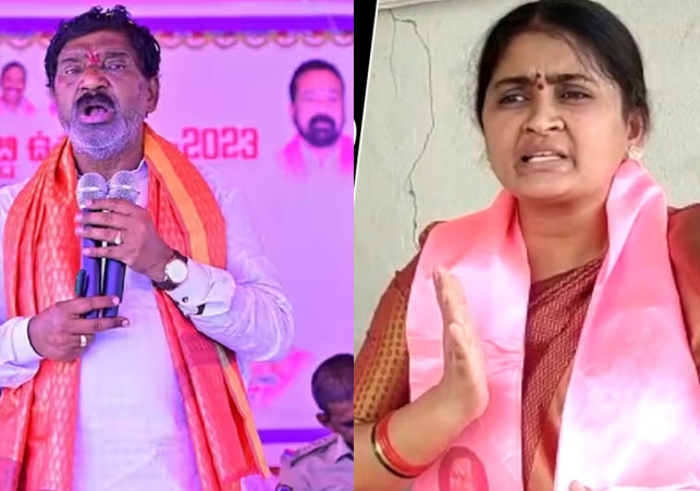 బీఆర్ఎస్ ఎమ్మెల్యే రాజయ్యపై పోలీసులకు ఫిర్యాదు చేసిన సర్పంచి నవ్య