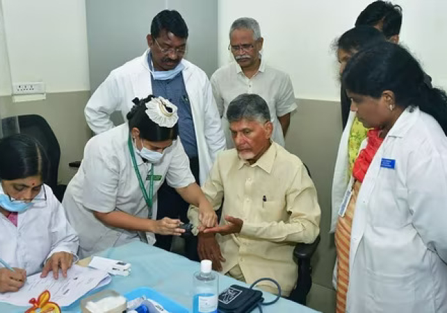 జైల్లో డీహైడ్రేషన్ కు గురైన చంద్రబాబు