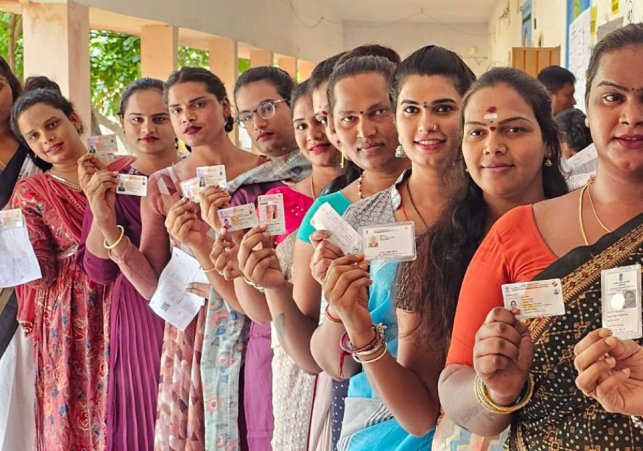 తెలంగాణ లోక్ సభ ఎన్నికల్లో 66.30 శాతం పోలింగ్