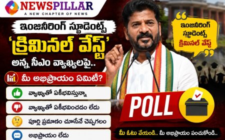 ఇంజినీరింగ్ విద్యార్థులపై సీఎం రేవంత్ రెడ్డి చేసిన వ్యాఖ్యలతో మీరు ఏకీభవిస్తున్నారా?