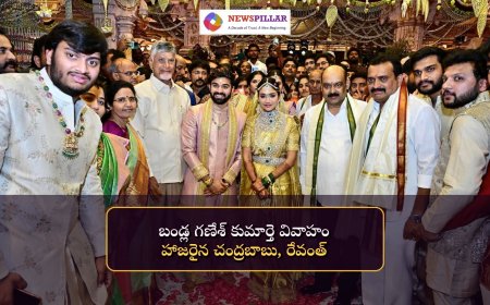 బండ్ల గణేశ్‌ కుమార్తె జనని వివాహం.. వధూవరులను ఆశీర్వదించిన చంద్రబాబు, రేవంత్‌