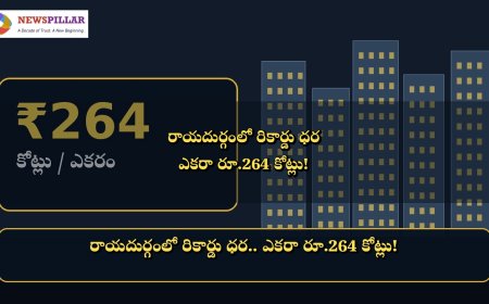 రాయదుర్గం భూమికి మైండ్‌బ్లోయింగ్‌ రేటు.. ఎకరాకు రూ.264 కోట్లు