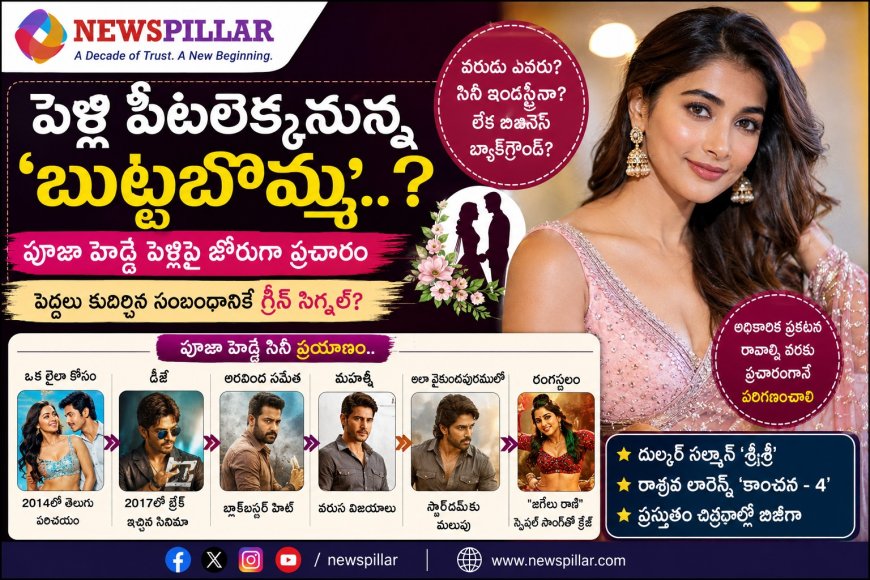 పెళ్లి పీటలెక్కనున్న 'బుట్టబొమ్మ ' పూజా హెగ్డె